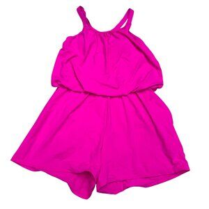 Tempt Me Women's One Piece Swimsuit Romper Built-In Cups Adjustable Straps Sz M